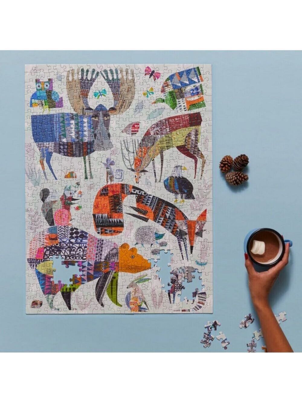 Werkshoppe Woodland Creatures 500 Piece Jigsaw Puzzle